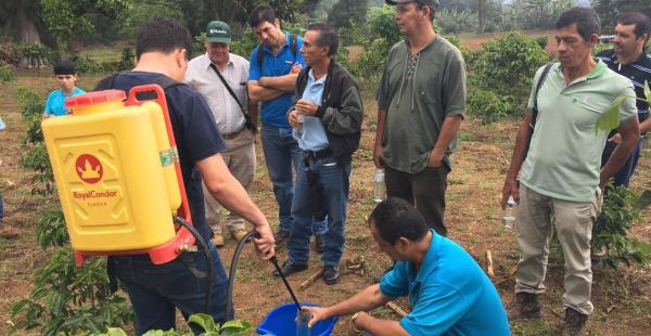 coffee_farmers_simulating_correct_application_of_pesticides_frailes_desamparados_0.jpg