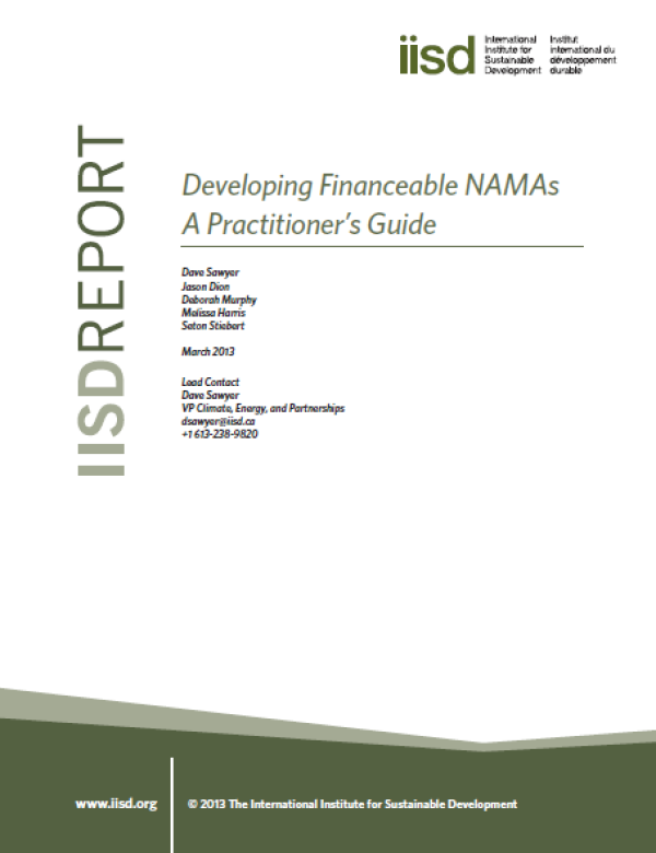 Developing Financeable NAMAs A Practitioner’s Guide