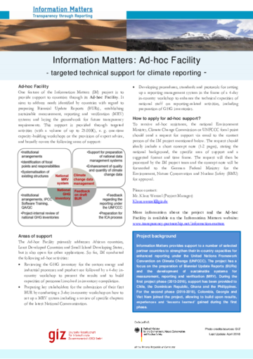 Factsheet Ad-hoc Facility - English