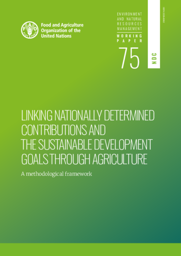 FAO_Linking NDCs and SDGs through agriculture_2019