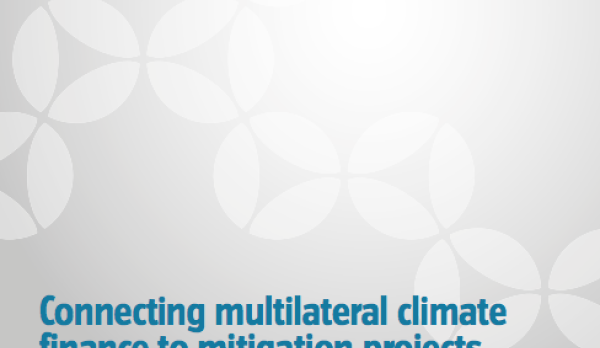 Connecting multilateral climate finance to mitigation projects 