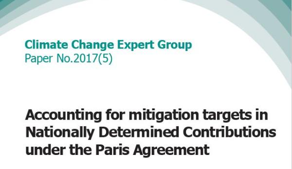 Cover OECD IEA 2017_Accounting for mitigation targets in NDCs
