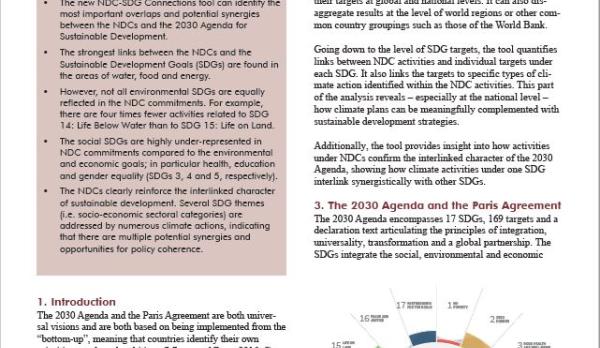 Cover SEI 2017 Exploring Paris Agreement and SDG connections