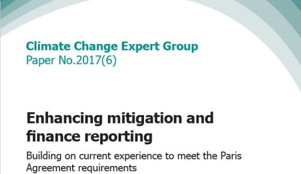 Cover OECD IEA 2017 Enhancing mitigation and finance reporting