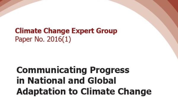 Cover_OECD IEA_Communicating progress in national and global adaptation
