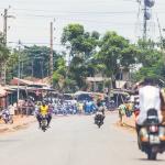 street in Cove, Benin